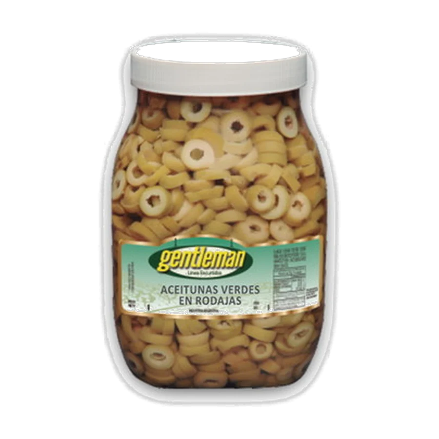 Aceitunas Verdes en Rodajas – Gentleman — envase