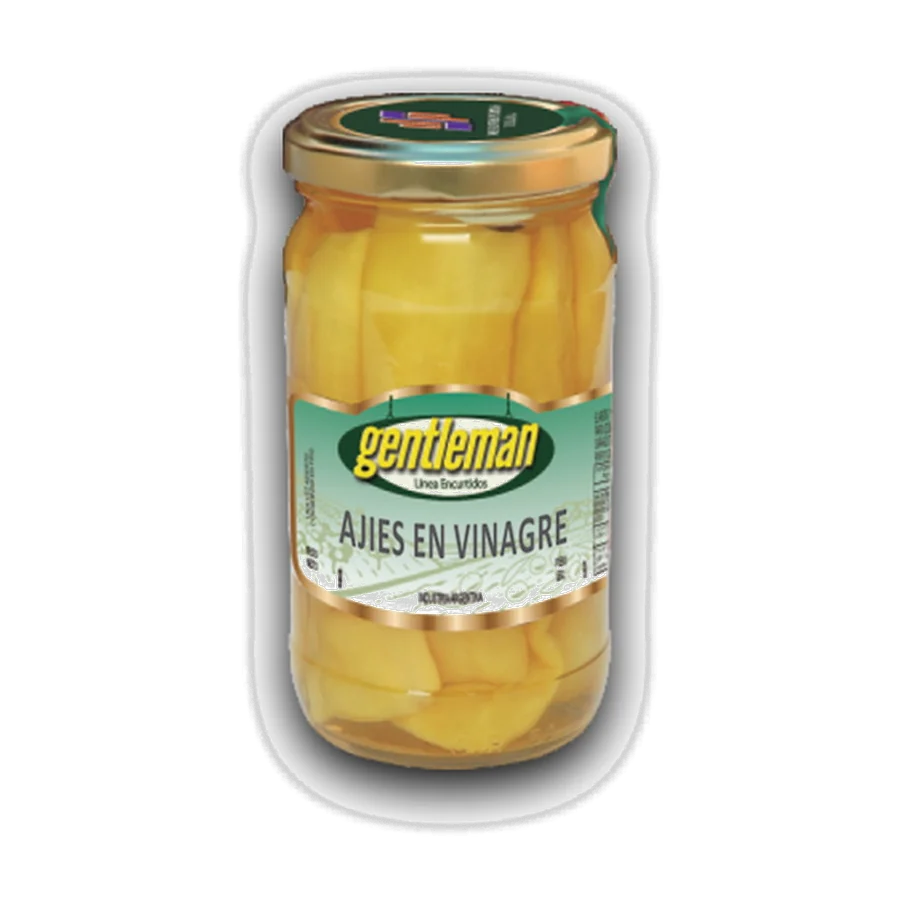 Ajíes en Vinagre – Gentleman — envase
