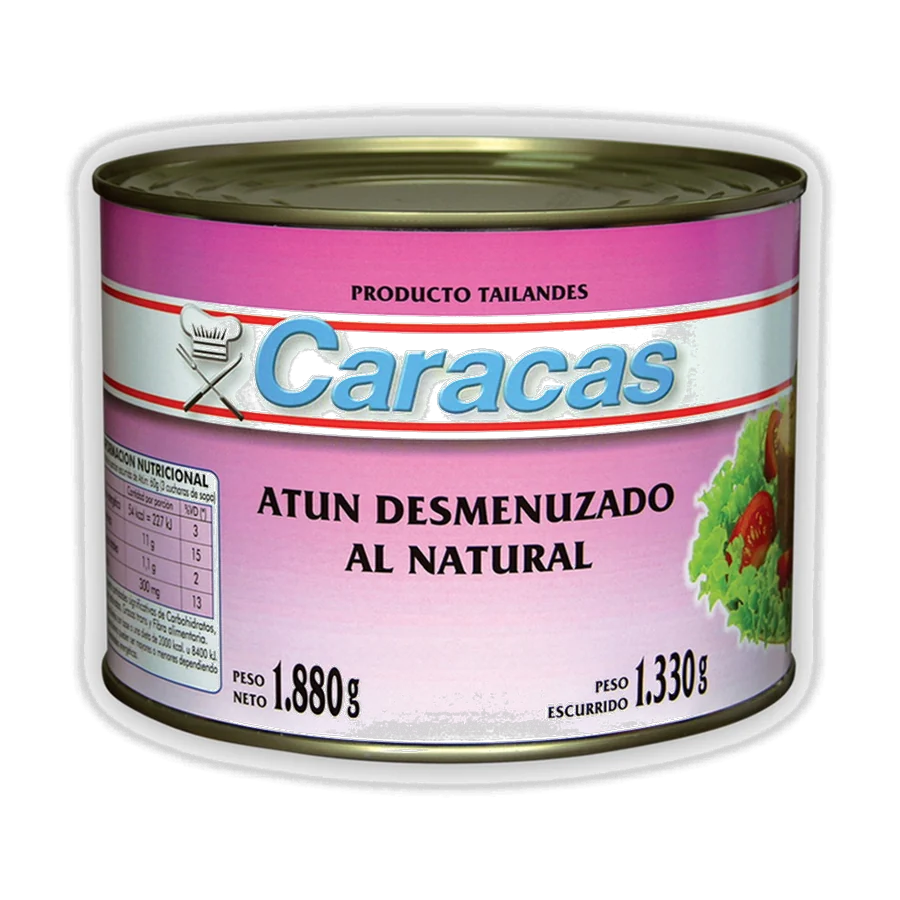 Atún Desmenuzado al Natural – Caracas — envase