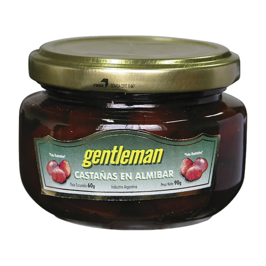 Castañas en Almibar Enteras – Gentleman — envase