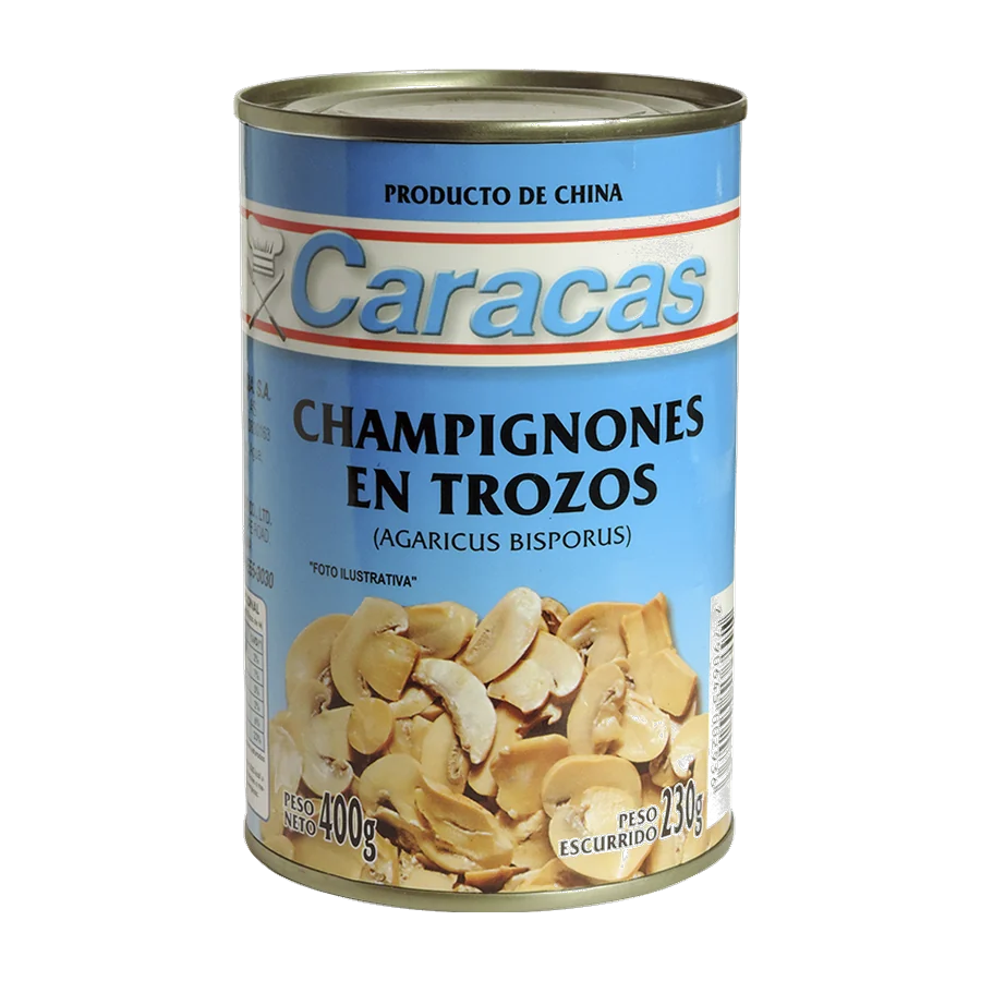 Champignones Trozos – Caracas — envase