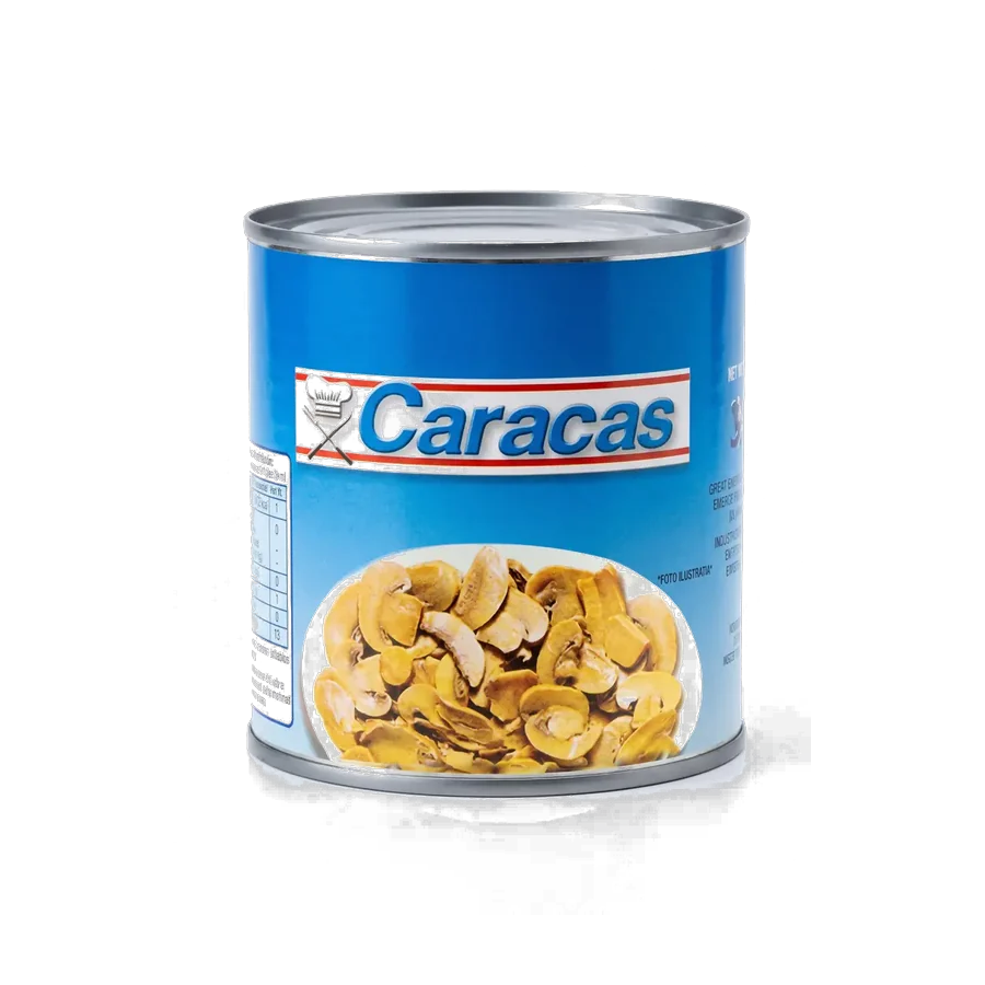 Champiñones en trozos- CARACAS — envase