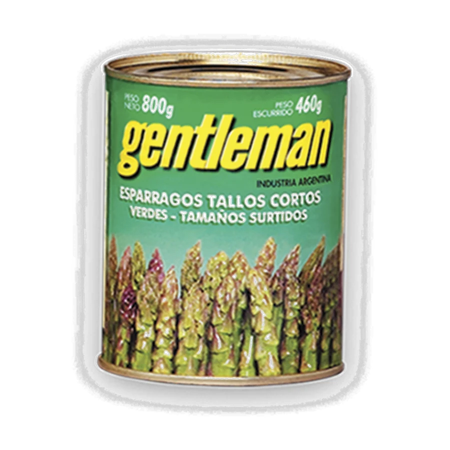 Espárragos Verdes Tallos Cortos – Gentleman — envase