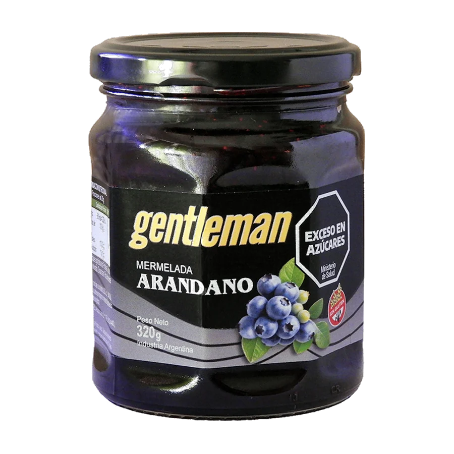Mermelada Arándanos — envase