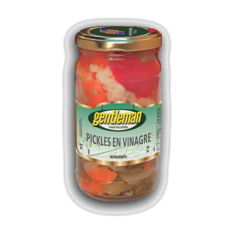 Pickles en Vinagre — envase