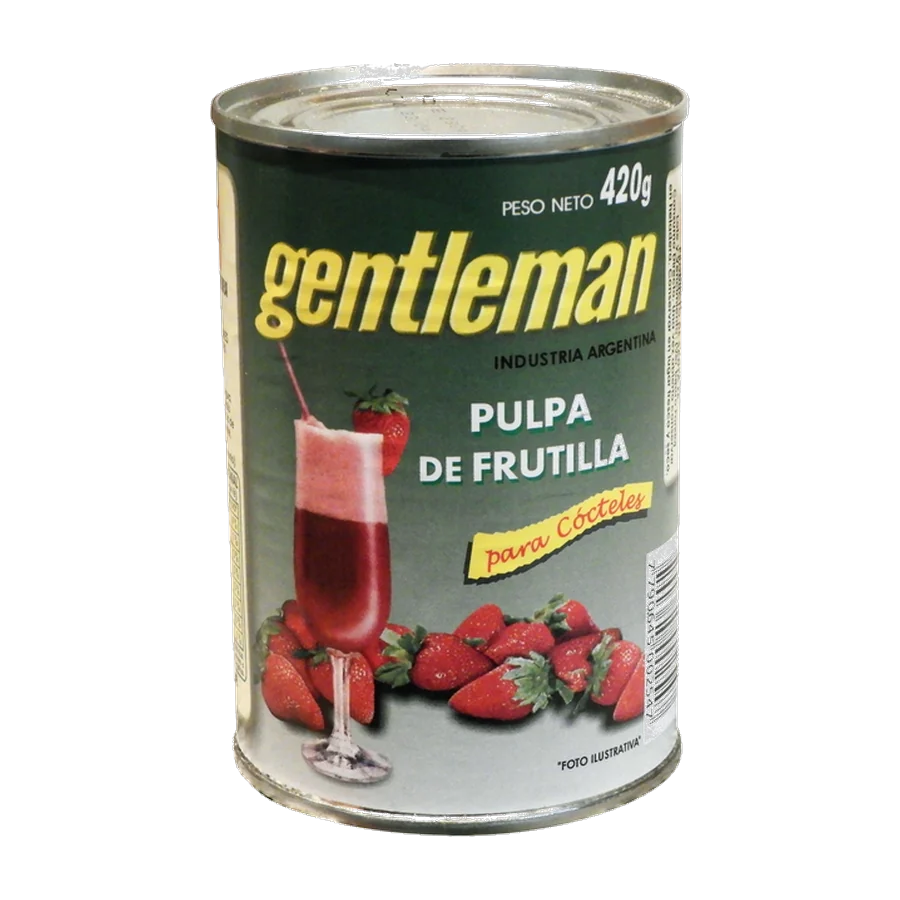 Pulpa de Frutilla – Gentleman — envase