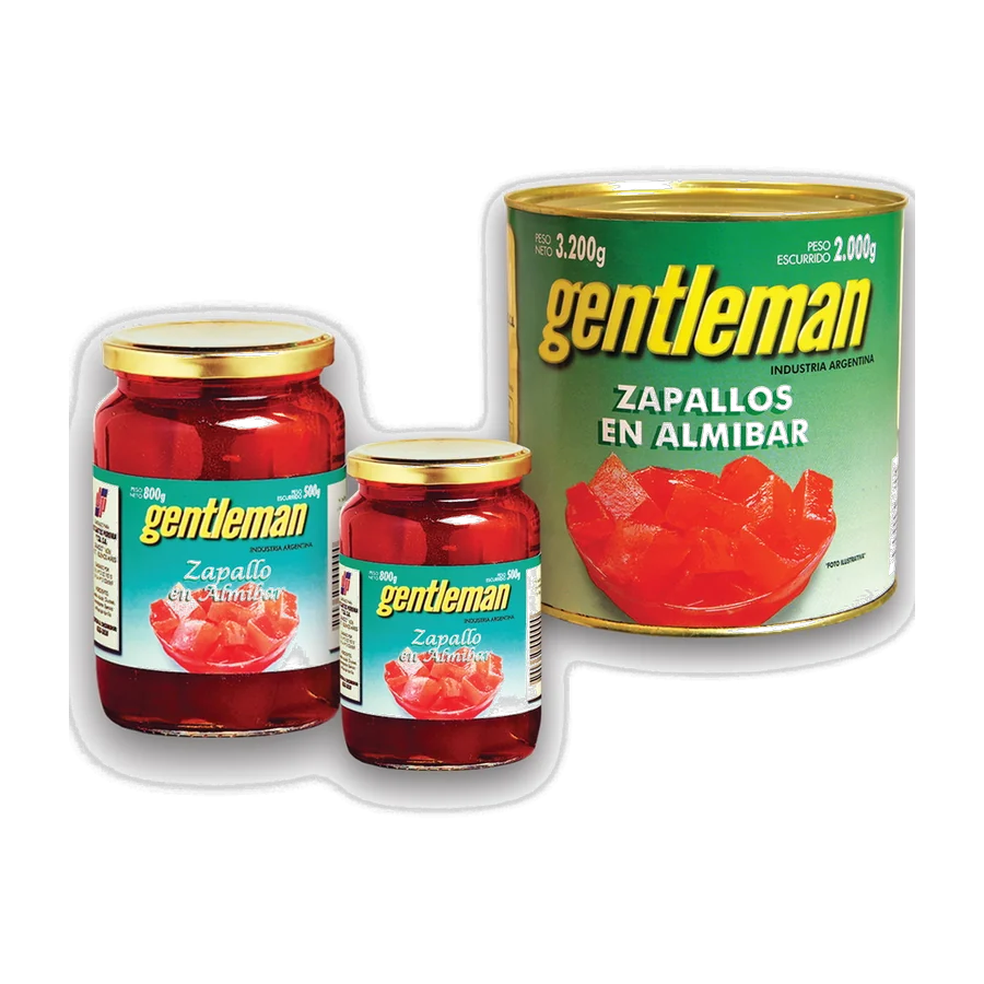 Zapallo en Almibar – Gentleman — envase